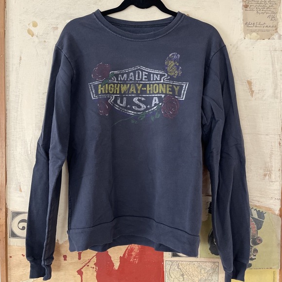 Belly Bandit Pants - BANDIT‎ BRAND BIKER SWEATSHIRT "Highway Honey" SIZE MEDIUM